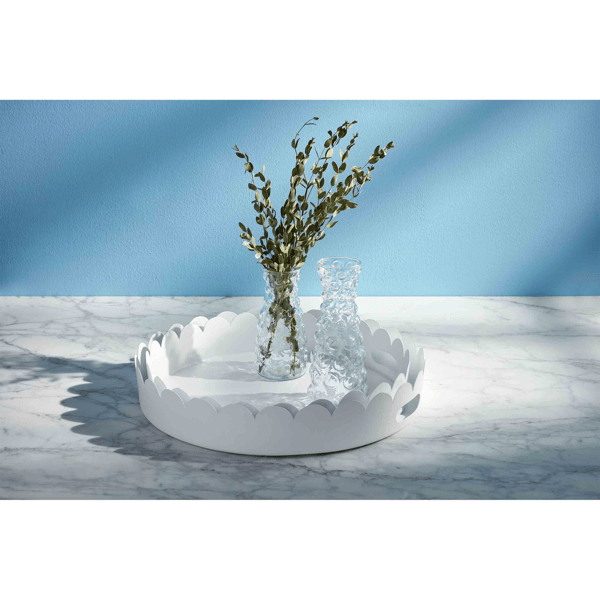 Mud Pie Scalloped Metal Tray - Thumbnail 4