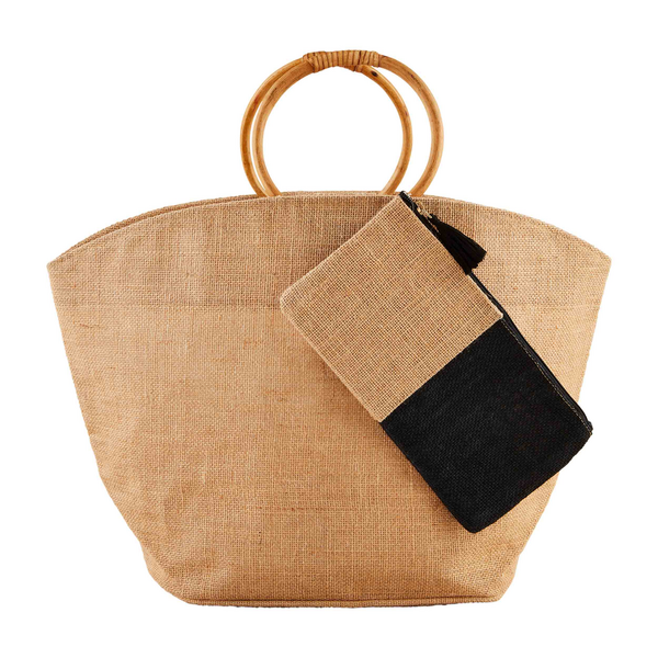 Mud pie jute tote sale