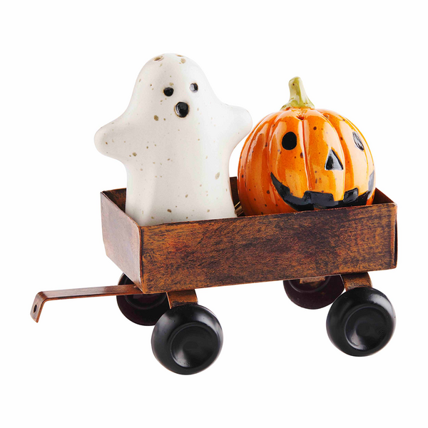  Pearhead Ghost Salt & Pepper Shakers, Pepper Shakers, Halloween  Décor For The Kitchen, Must Have Fall Décor, Salt & Pepper Shaker For  Halloween: Home & Kitchen