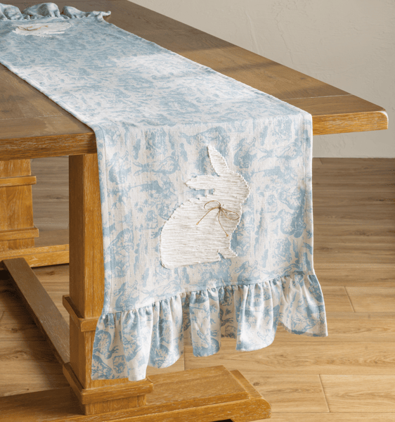Mud Pie Easter Bunny Table Runner - Thumbnail 5