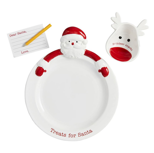 Santa treat clearance plate