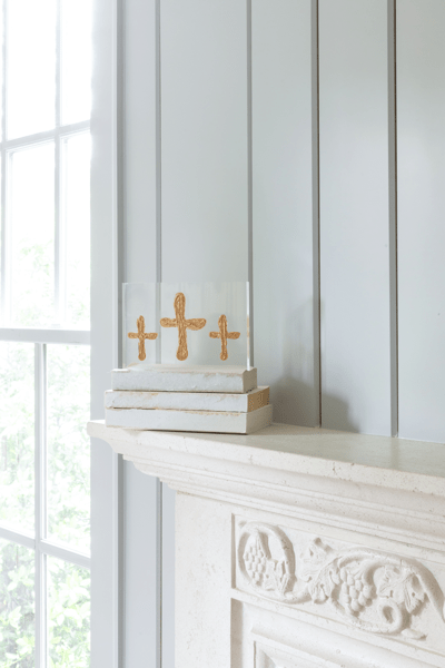 Triple Cross Acrylic Cross Plaque | Mud Pie