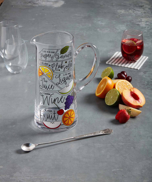 Multicolor Sangria Pitcher Set