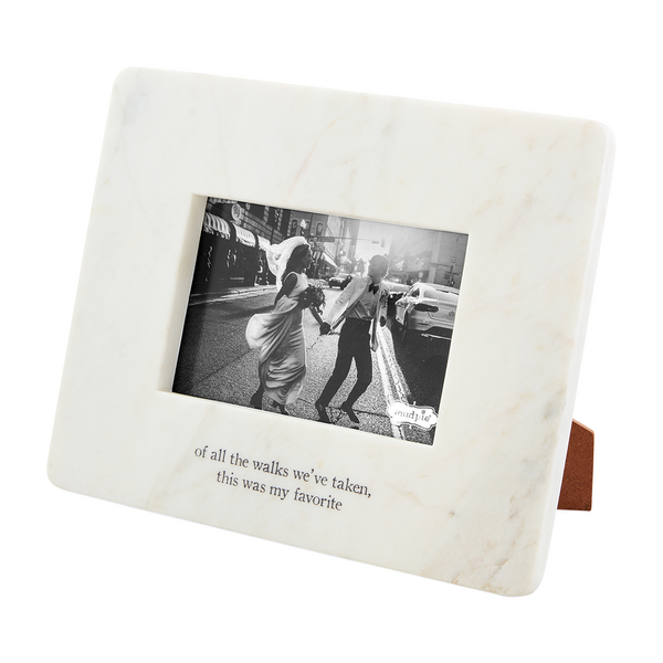 All The Walks Marble Picture Frame