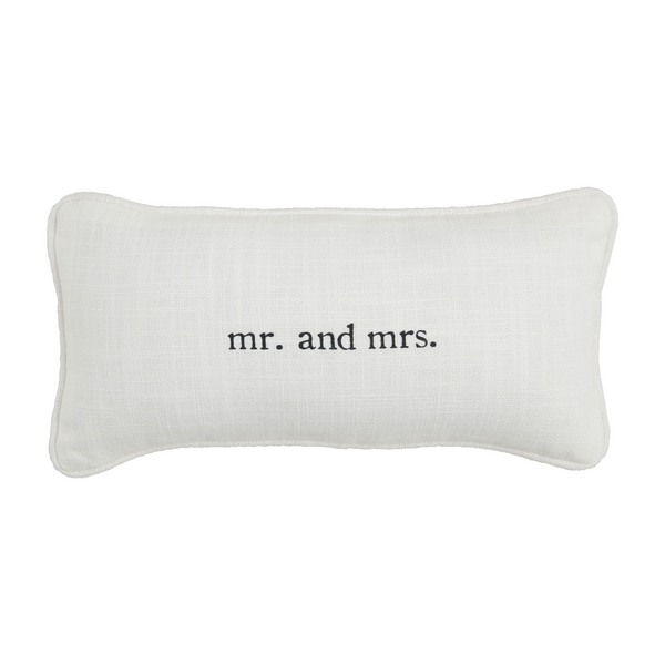 Mr. And Mrs. Mini Pillow