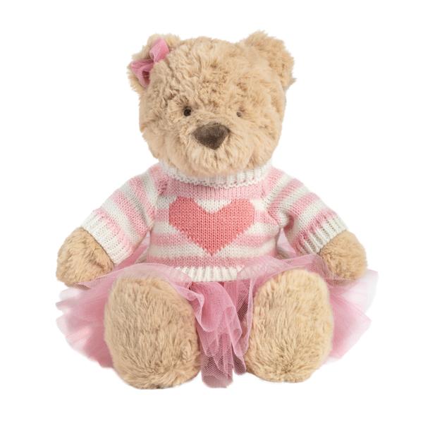 Mia The Bear Plush Pal | Soft Weighted Bear | Mud Pie