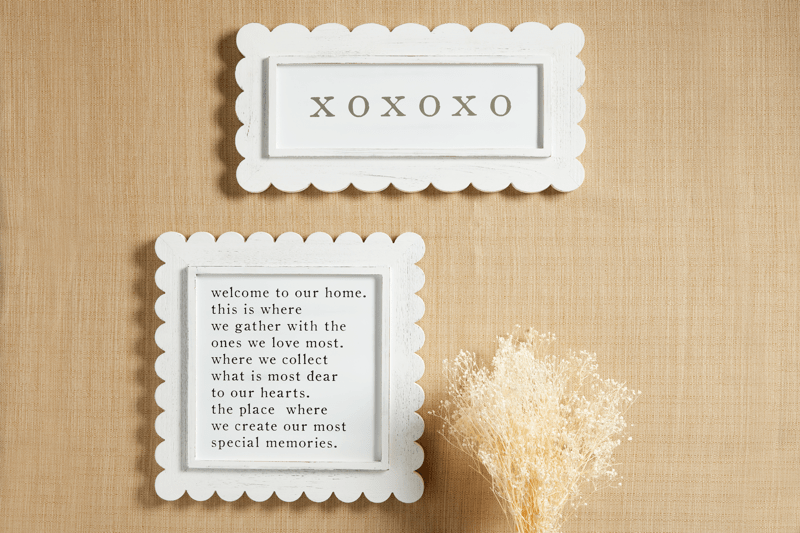 Scallop Square Wall Plaque - Thumbnail 2