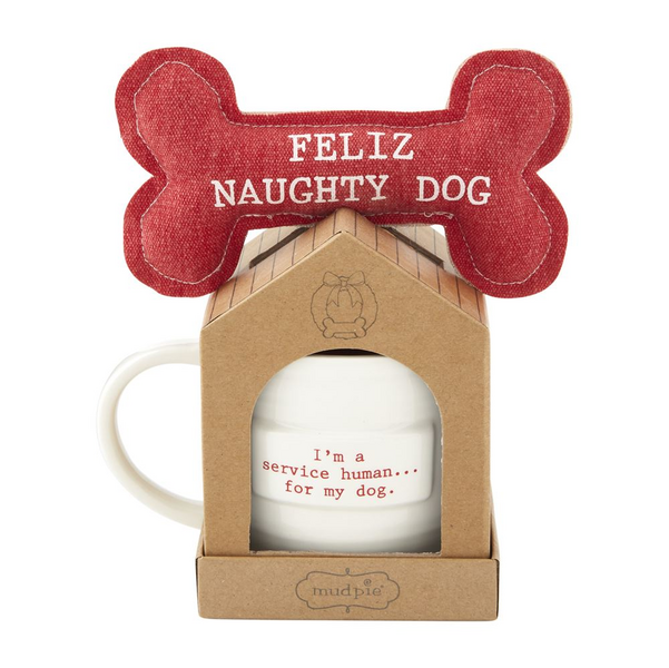 Feliz Naughty Dog Toy and Mug Set