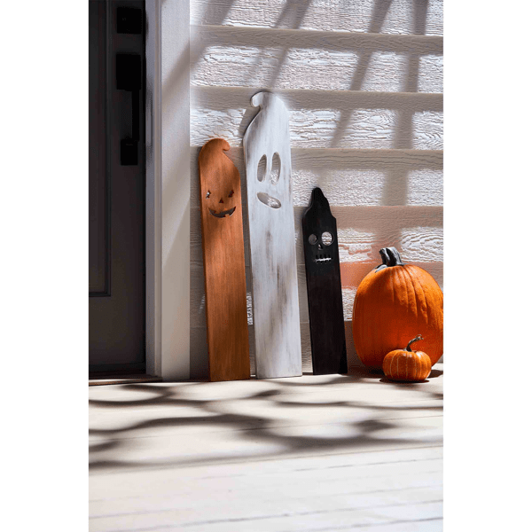 Orange Pumpkin Decorative Plank - Thumbnail 2