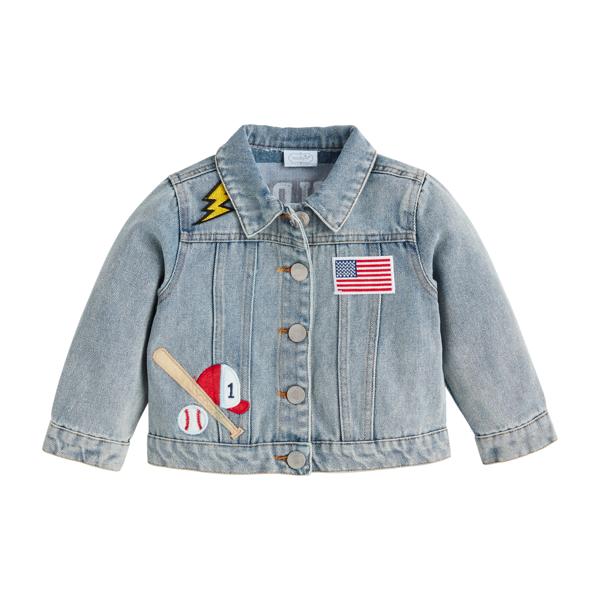 Patch Toddler Denim Jacket