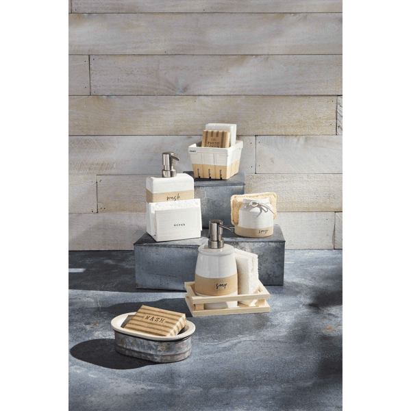Mud Pie Farmstead Soap Dish - Thumbnail 2