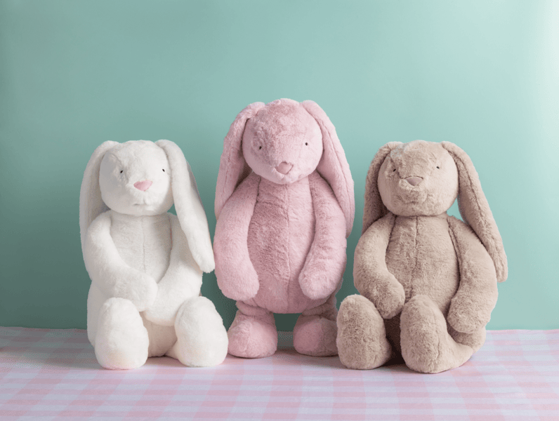 Shop Florence The Bunny Large Plush Pal Toy | Mud Pie