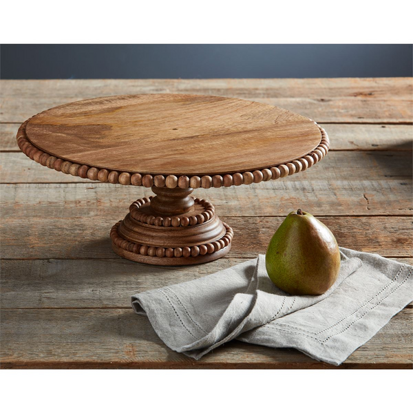 Mudpie wood beaded cake stand fashion