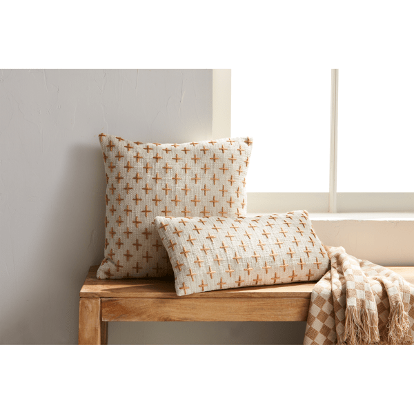 Square Embroidered Pillow - Thumbnail 3