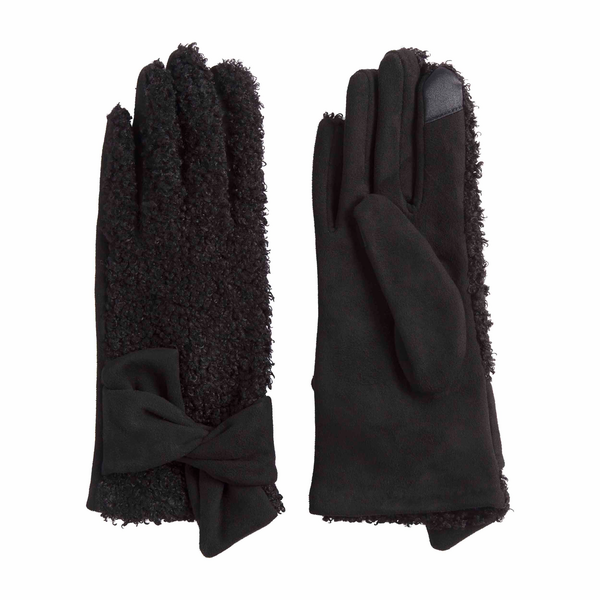 Knotted Sherpa Gloves