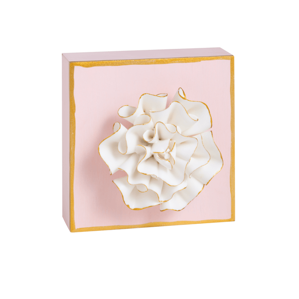 Mud Pie Figural Flower Plaque - Thumbnail 3