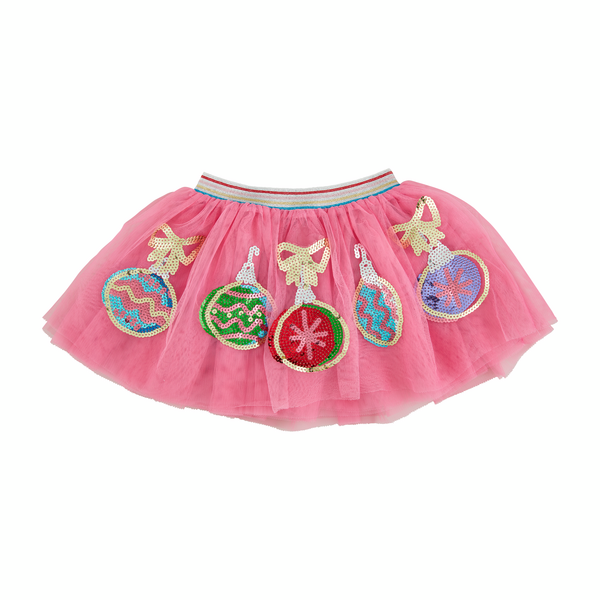 Mud Pie Christmas Girls Reindeer Skirt Tutu Set - factory New