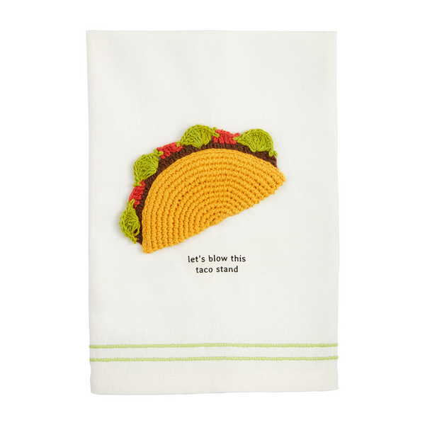 Taco Fiesta Crochet Towel