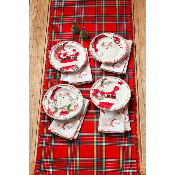 Gift Santa Salad Plate | Mud Pie