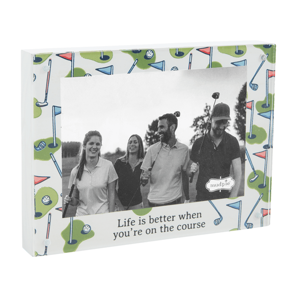 Golf Acrylic Wood Frame - Thumbnail 2