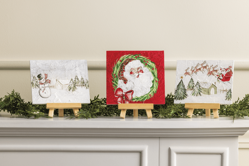 Santa Easel Plaque - Thumbnail 2