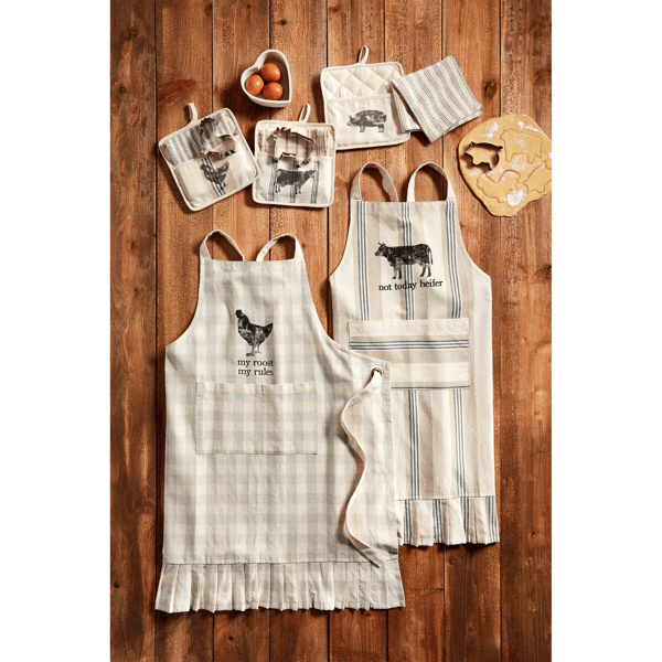 Mud Pie Cow Pot Holder and Towel - Thumbnail 2