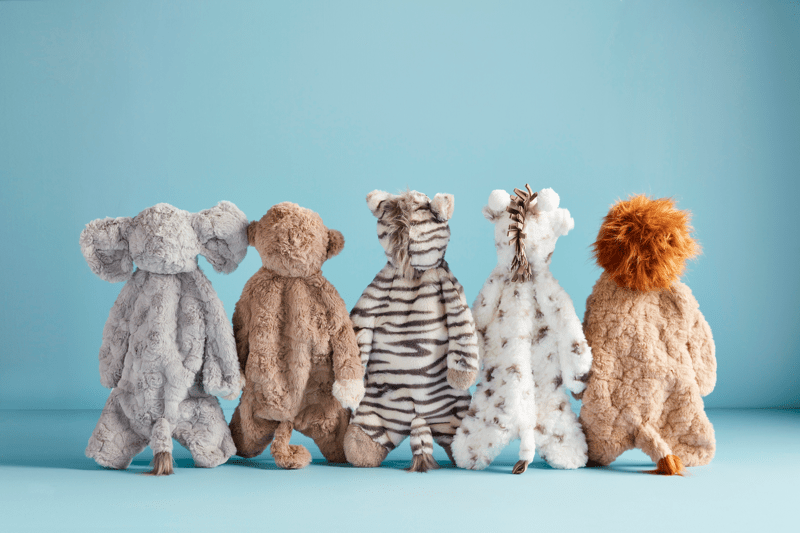 Monkey Plush Woobie | Soft Faux Fur Toy | Mud Pie