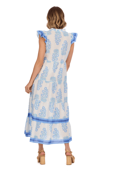 Mud Pie Simone Womens Maxi Dress, Large, Red Floral New Zealand | Ubuy