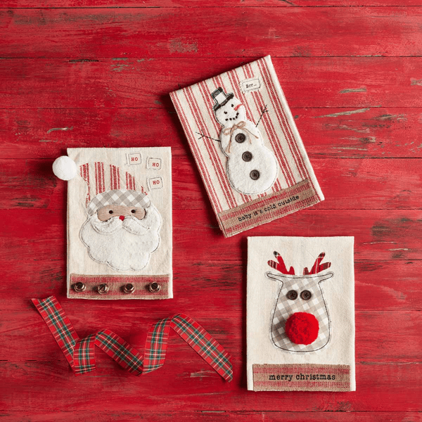 Snowman Webbing Hand Towel - Thumbnail 2