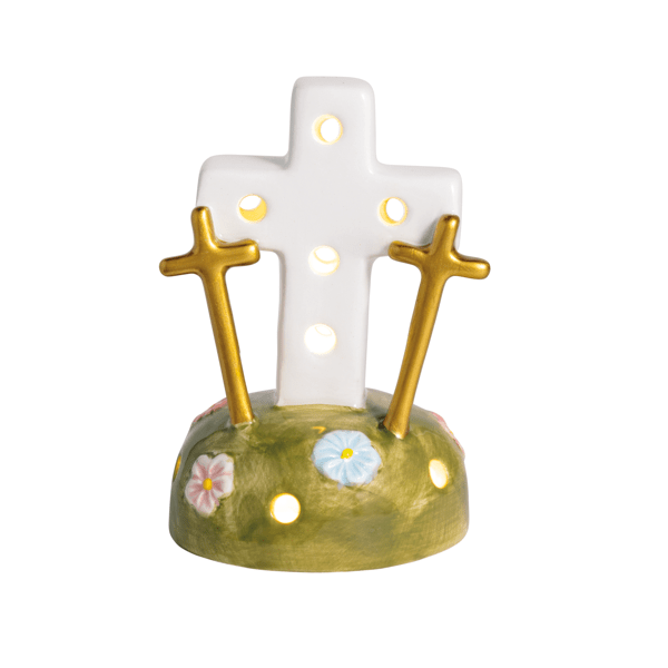 Three Cross Light-Up Sitter