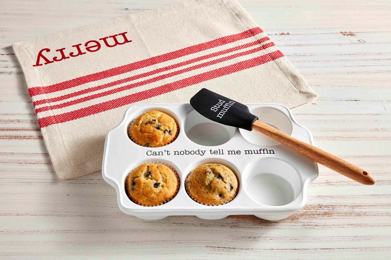 Mud Pie Bistro Silicone Muffin Pan & Whisk Set