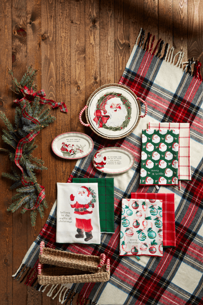 At Christmas Time Santa Sentiment Plate - Thumbnail 3