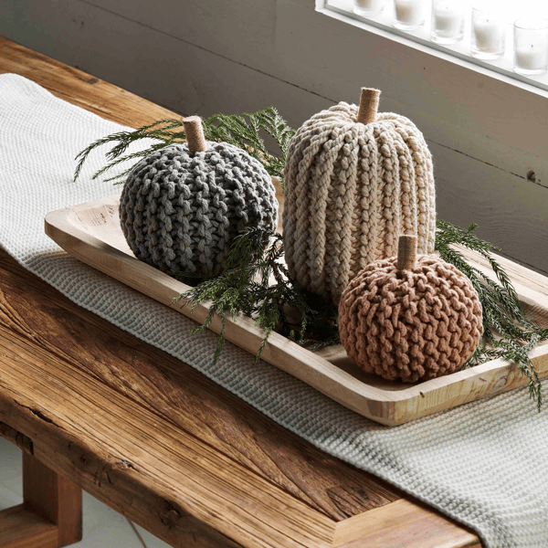 Mud Pie Knit Pumpkin - Thumbnail 2