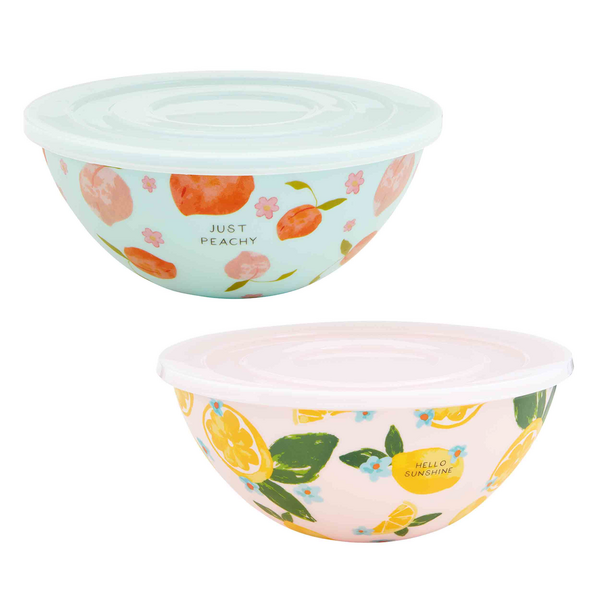 Fruit Bowl and Lid Set
