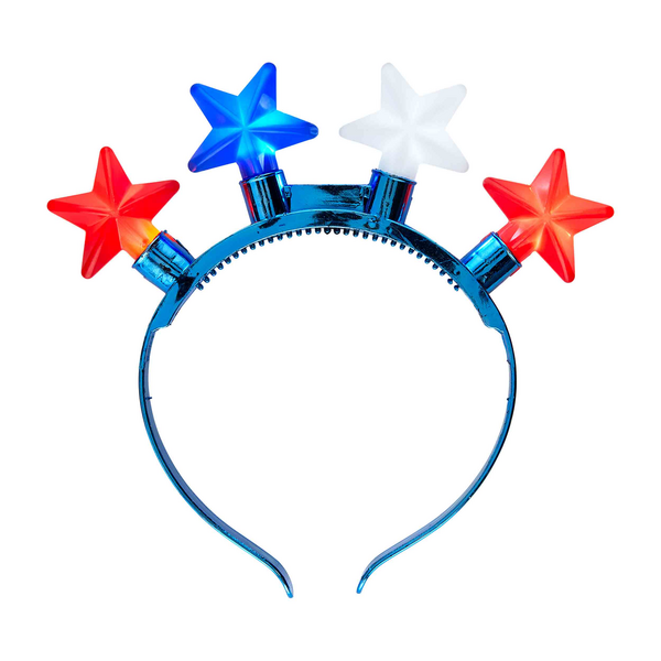 Blue Light-Up Star Headband
