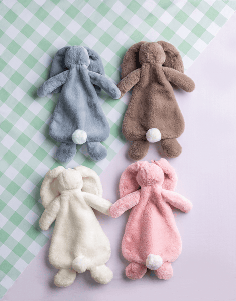 Blue Bunny Plush Woobie | Name Tag Plush Toy | Mud Pie