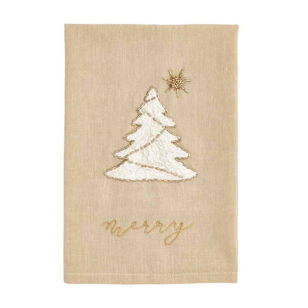 Mudpie Seasons Greetings Embroidered Long Pillow main image 1