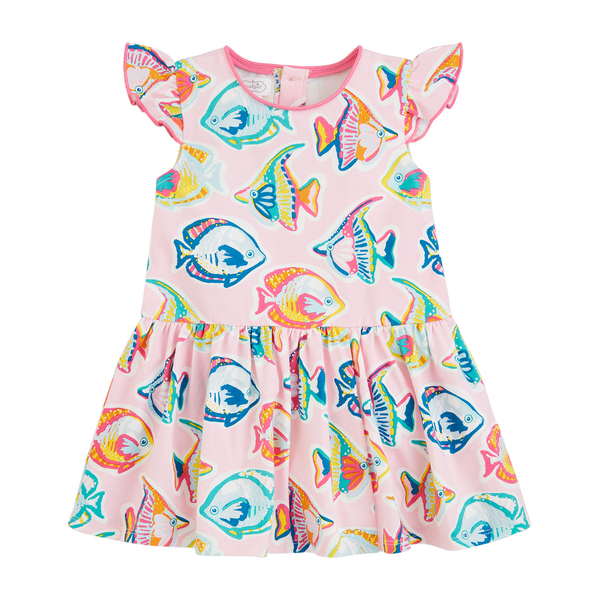 Rainbow Fish Toddler T-shirt Dress