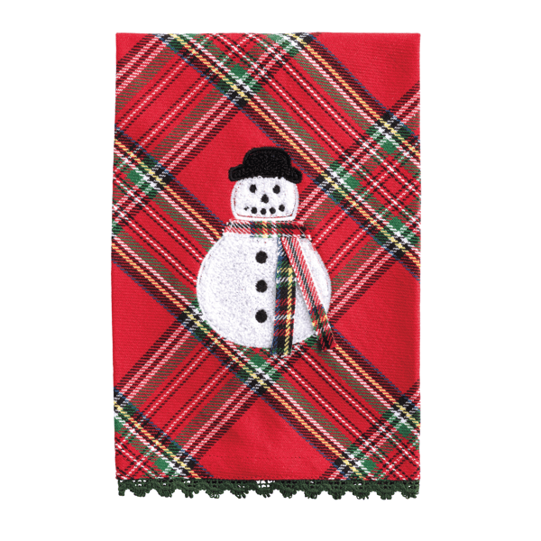 Mud Pie Snowman Icon Towel