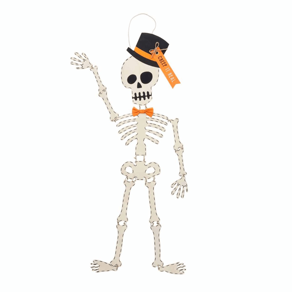 Mud Pie Skeleton Door Hanger - Thumbnail 2