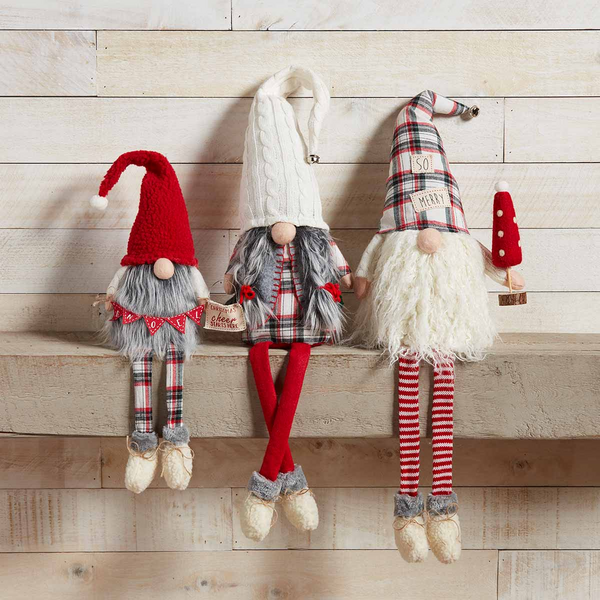 Merry Christmas Dangle Leg Gnome | Mud Pie