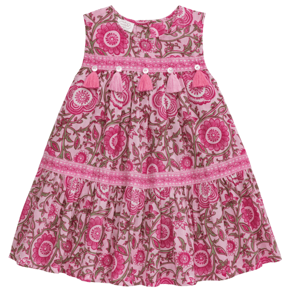 slim fit dress slacks Smocked Baby Girl Floral Dress (Infants & Toddlers) – Carriage Boutique main image 1