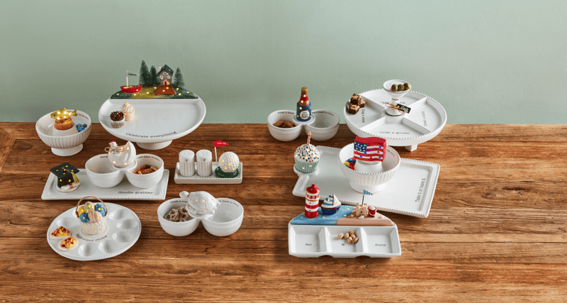 Light-Up Lake Sitter – LED Ceramic Decor | Mud Pie