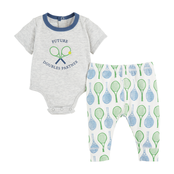Tennis Baby Bodysuit Set