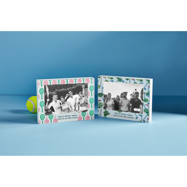 Tennis Acrylic Wood Frame - Thumbnail 3