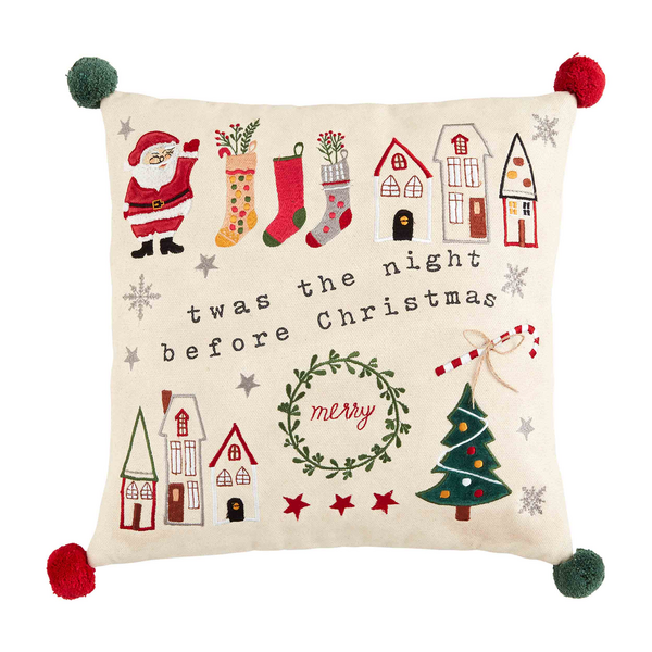 Holiday Pillows, Mud Pie Christmas Pillows