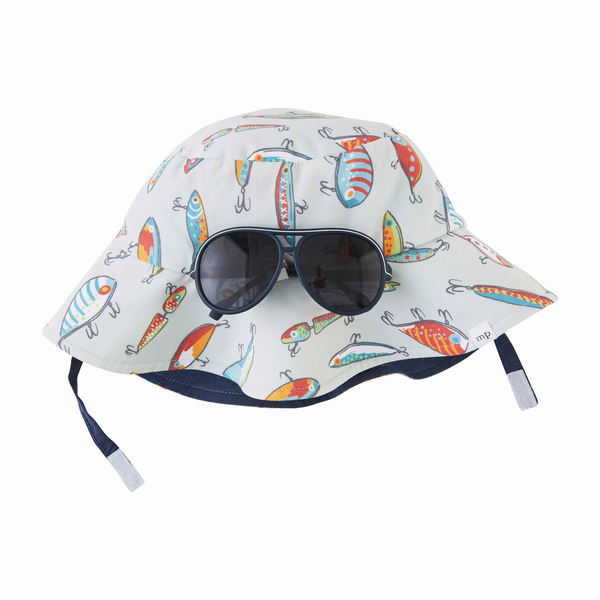 Mud Pie Toddler Sun Hat & Sunglasses Set – To The Nines Manitowish Waters