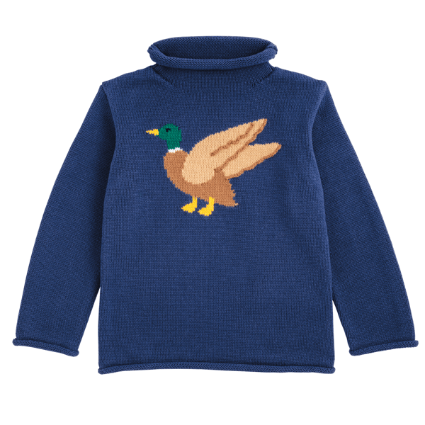 Duck Rollneck Sweater | Comfortable Cotton 2T-3T Toddler Wear