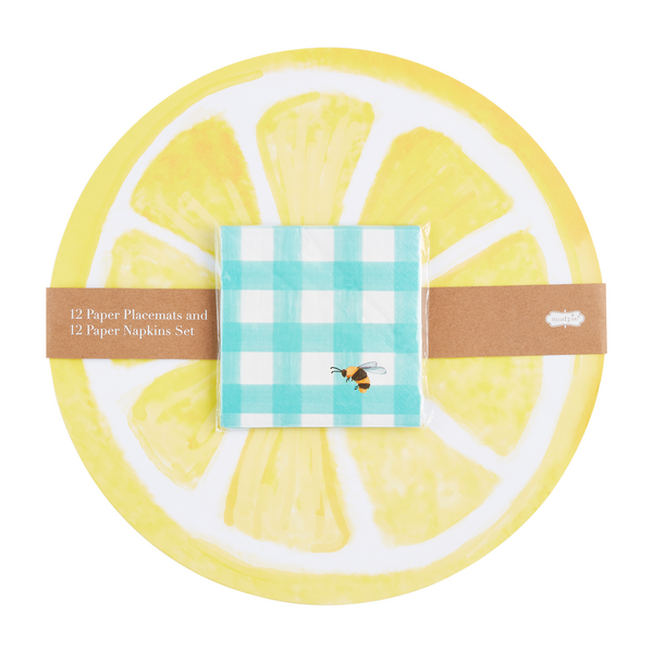 Lemon Fruit Check Paper Set