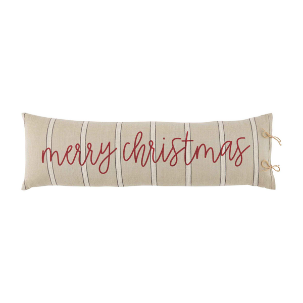 Merry Christmas Woven Pillow